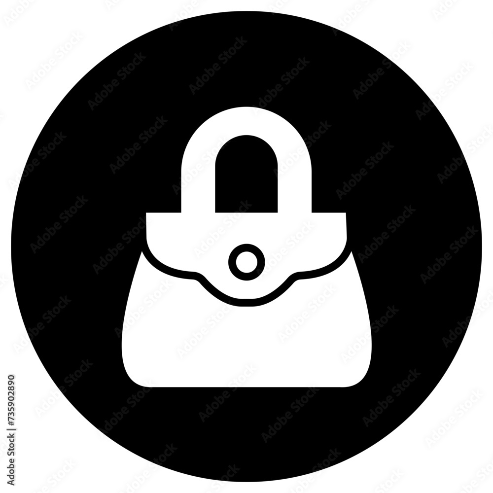 Handbag Vector Icon Design Illustration Handbag Vector Icon Design Illustration