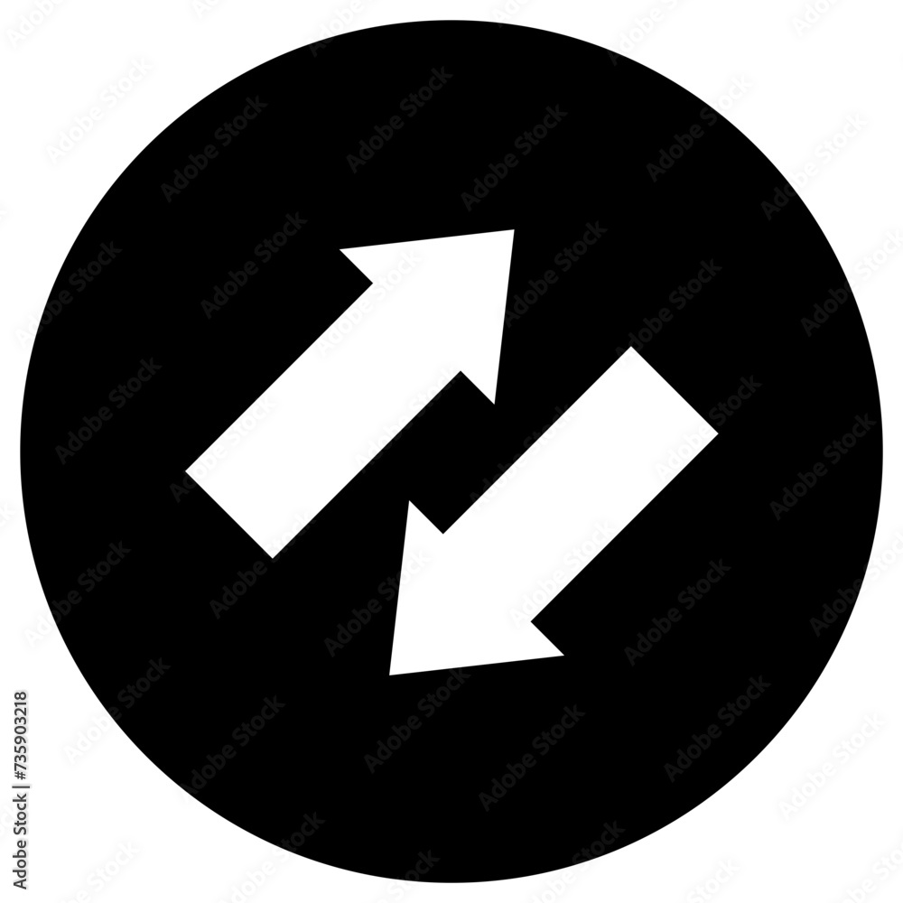 Swap Vector Icon Design Illustration Swap Vector Icon Design Illustration
