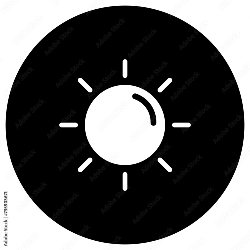 Sun Vector Icon Design Illustration Sun Vector Icon Design Illustration