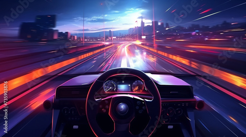 A video game a sports car