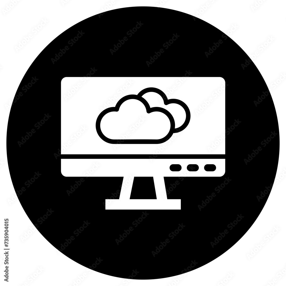 Forecast Vector Icon Design Illustration Forecast Vector Icon Design Illustration