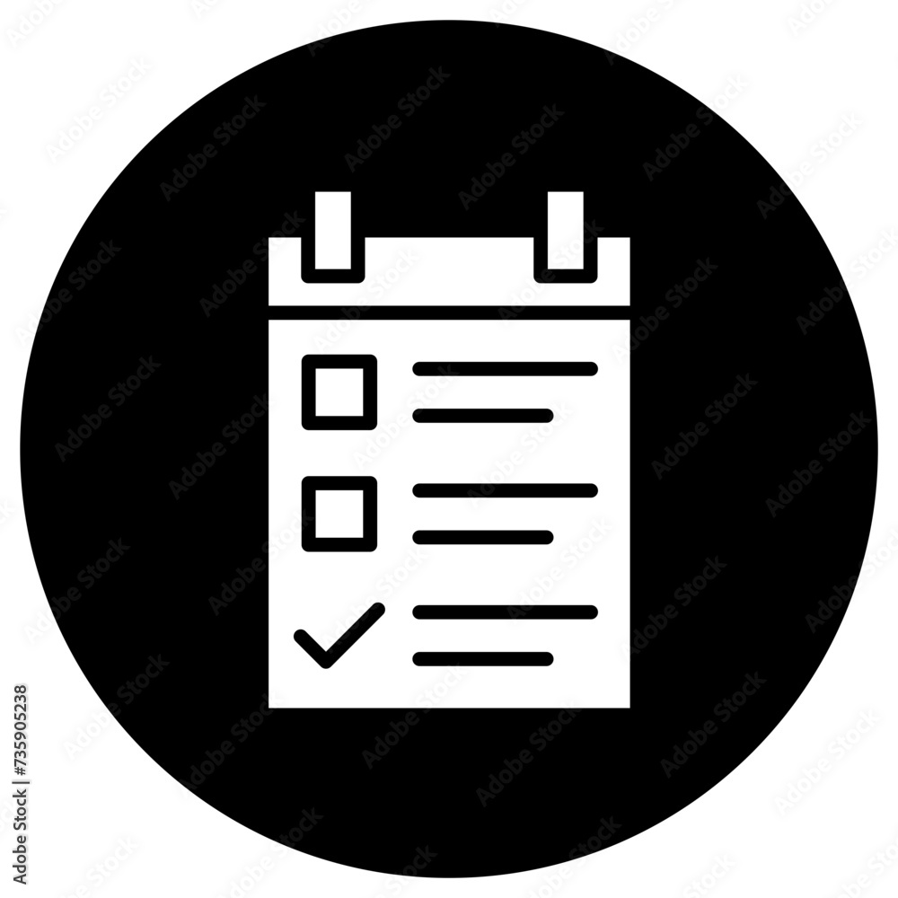Checklist Vector Icon Design Illustration Checklist Vector Icon Design Illustration