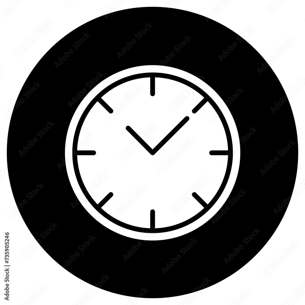 Clock Vector Icon Design Illustration Clock Vector Icon Design Illustration