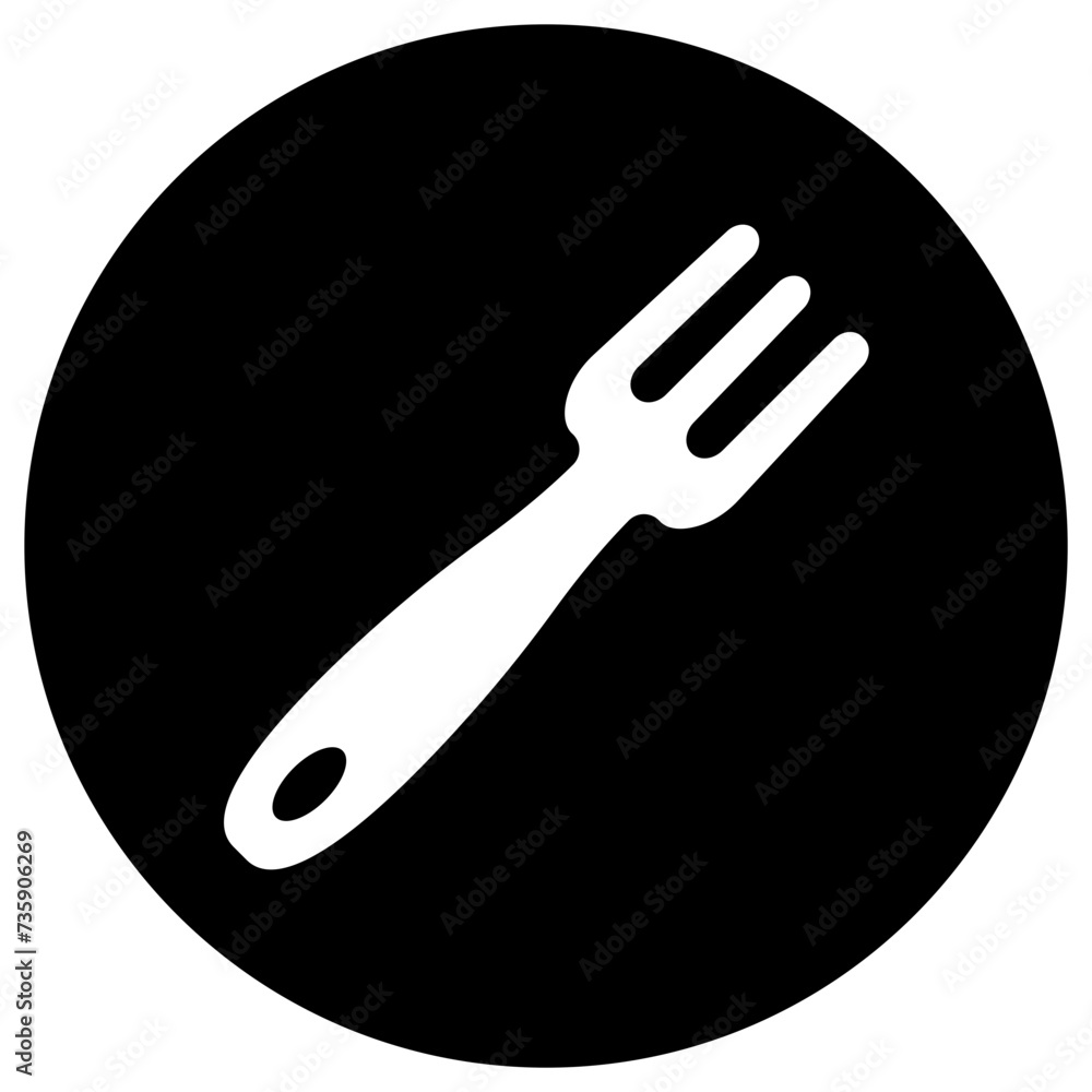 Fork Vector Icon Design Illustration Fork Vector Icon Design Illustration