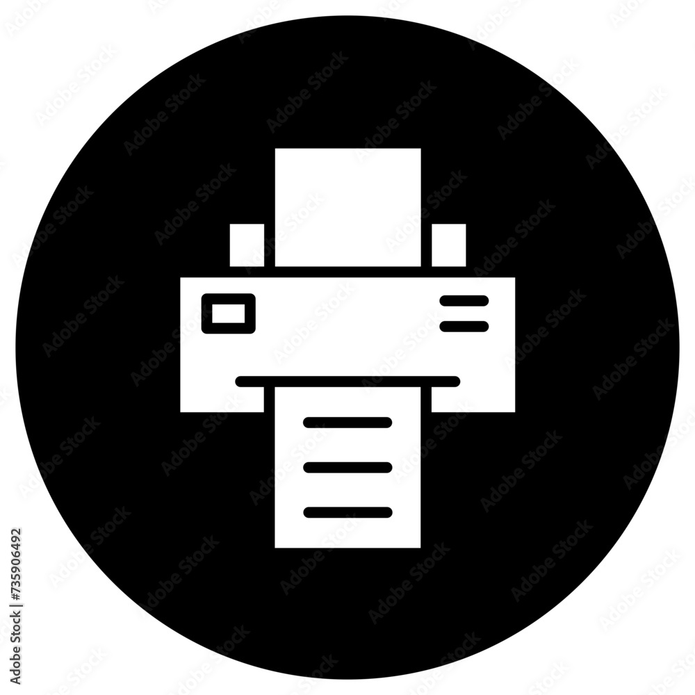 Printer Vector Icon Design Illustration Printer Vector Icon Design Illustration