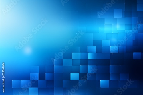 Blue tech gradient color background. Blue technology banner design. 