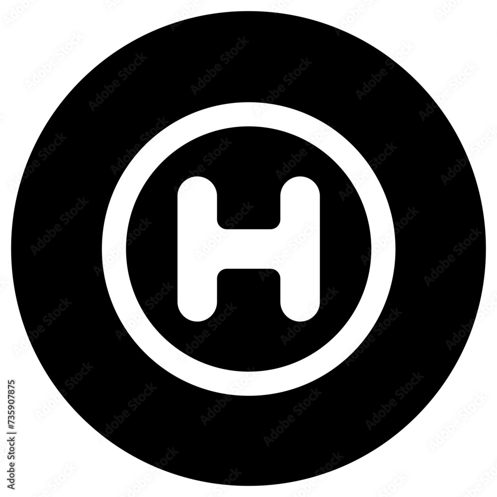 Hospital Vector Icon Design Illustration Hospital Vector Icon Design Illustration