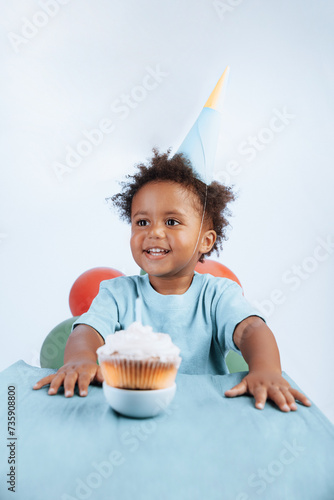 Happy Birthday boy with Festive Cake