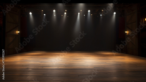 An empty stage