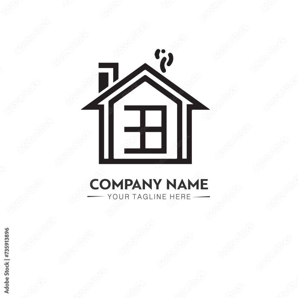 architecture , residence , hotel , property business , home interior or exterior Real state logo design for commercial use logo design