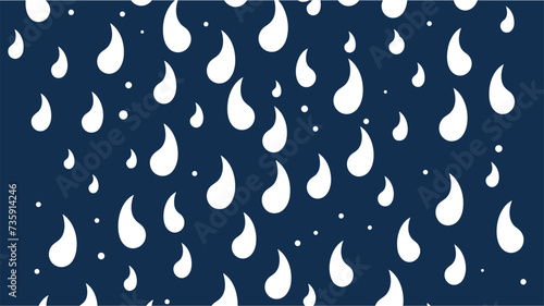 Geometric ornament for elegant design in retro style. Single Fire pattern. Fire concept. Pear pattern. Seamless pattern with rain drops. Flower buti pattern Trendy seamless vector pattern.