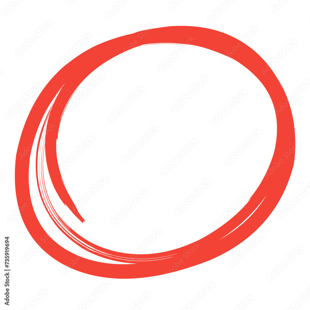 red highlight circle red highlight circle