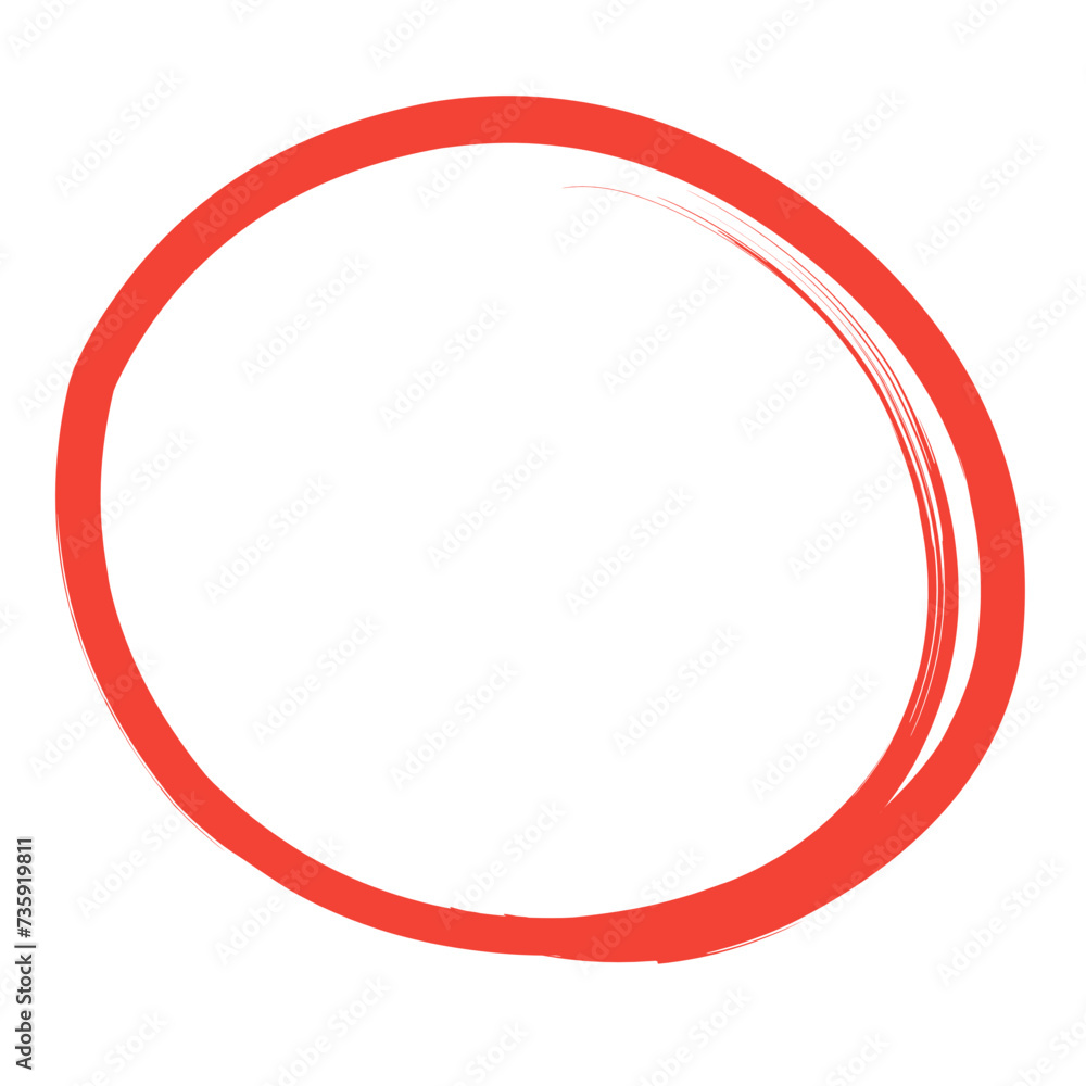 red highlight circle red highlight circle