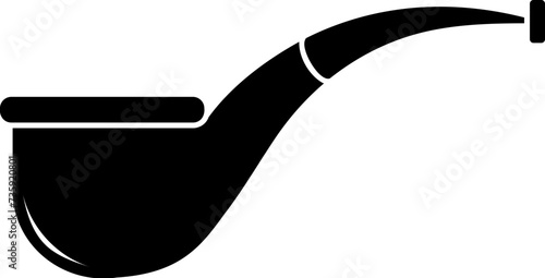 It's a pipe cigarette icon.
