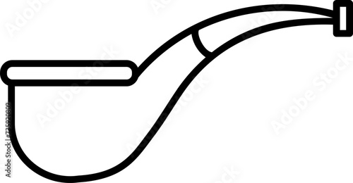 It's a pipe cigarette icon.
