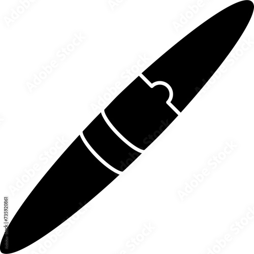 A cigar is a cigarette icon.
