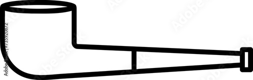 It's a pipe cigarette icon.
