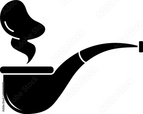 It's a pipe cigarette icon.
