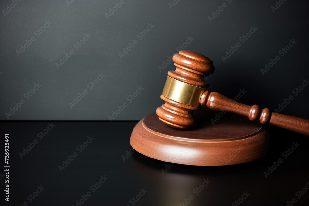 Closeup image judge gavel, copy space. Justice and law enforcement concept. Close-up of gavel on judge desk. Gavel legal law concept imagery Closeup image judge gavel, copy space. Justice and law enforcement concept. Close-up of gavel on judge desk. Gavel legal law concept imagery