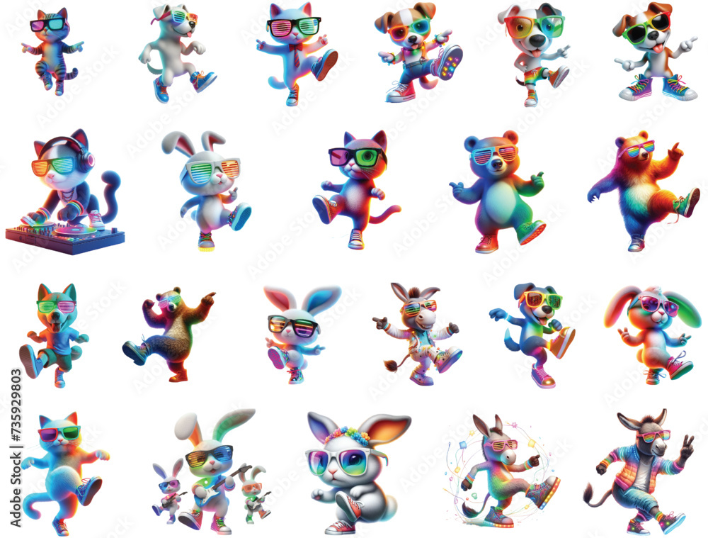 Dancing Animals Clipart Bundle Dancing Animals Clipart Bundle