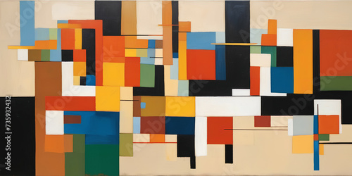 Art background, Suprematism...