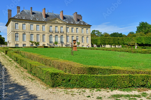 Chaussy, France - may 15 2023 : Villarceaux estate