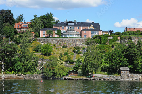 Baltic sea and seaside in Stockholm