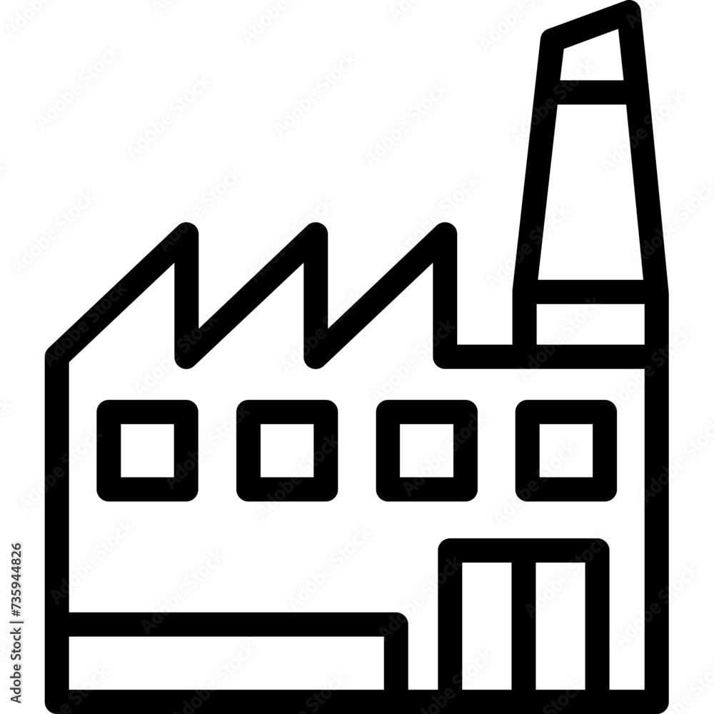 Manufacturing Plant Icon