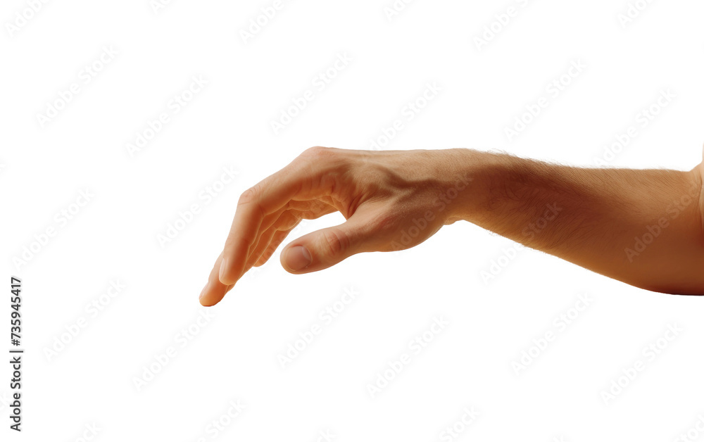 Hand Reaching Out to Touch an Object. A persons hand extends towards an object, poised to make contact. Hand Reaching Out to Touch an Object. A persons hand extends towards an object, poised to make contact.