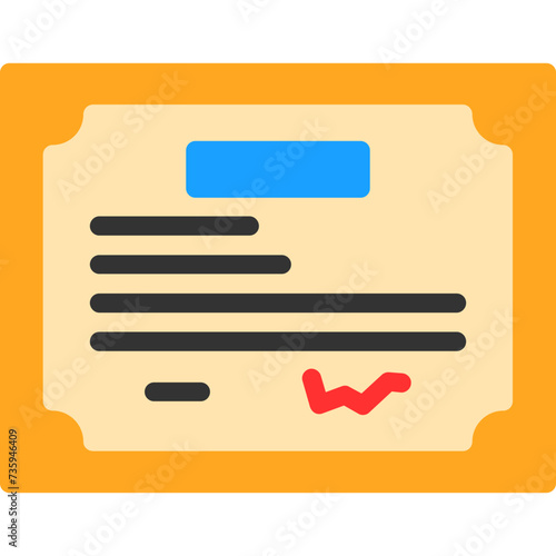 Certificate Icon