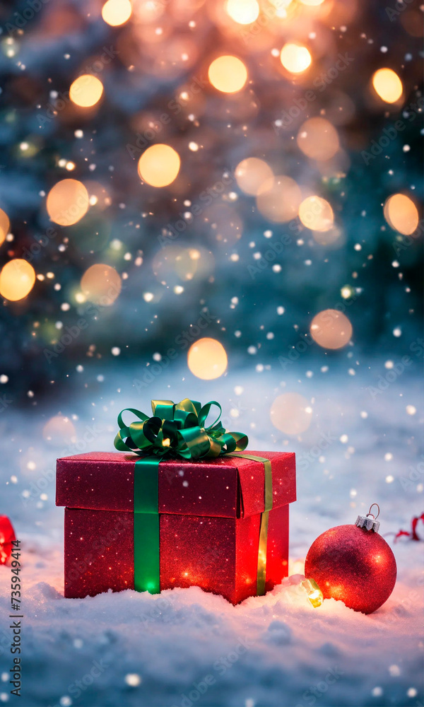 Christmas gifts on a beautiful background. Selective focus. Christmas gifts on a beautiful background. Selective focus.