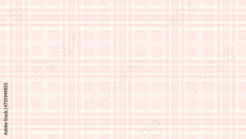 Pink and white plaid fabric texture background