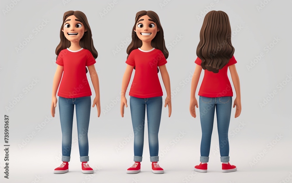 Fototapeta premium three women