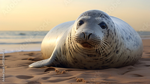 Grey seal (Halichoerus) © Ashley