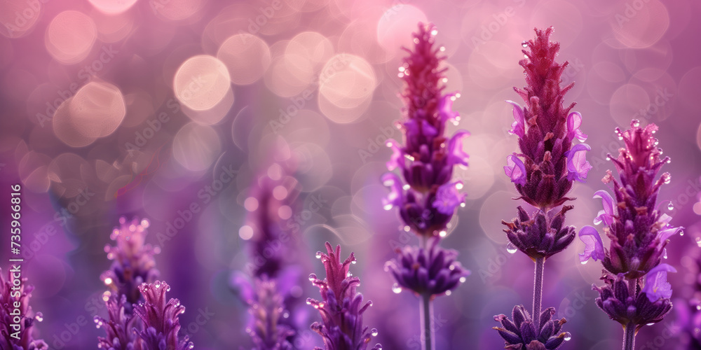 Close-up shot of beautiful purple lavender flower blossoming in a garden on sunny day. Lavandula blooming in nature, vivid colorful background. Close-up shot of beautiful purple lavender flower blossoming in a garden on sunny day. Lavandula blooming in nature, vivid colorful background.