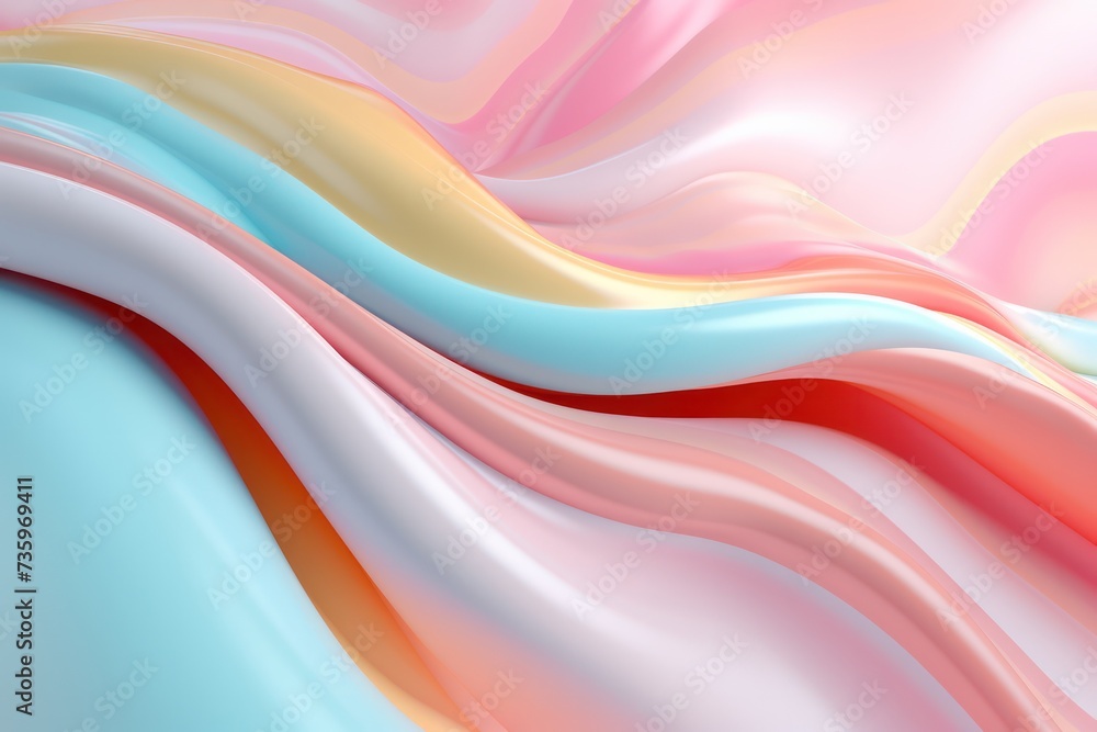 abstract slime texture 3d render in pastel color palette. Newtonian liquid glossy background in light pink, blue, mint and lilac. abstract slime texture 3d render in pastel color palette. Newtonian liquid glossy background in light pink, blue, mint and lilac.