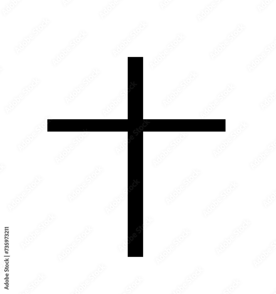 Christian cross vector illustration design