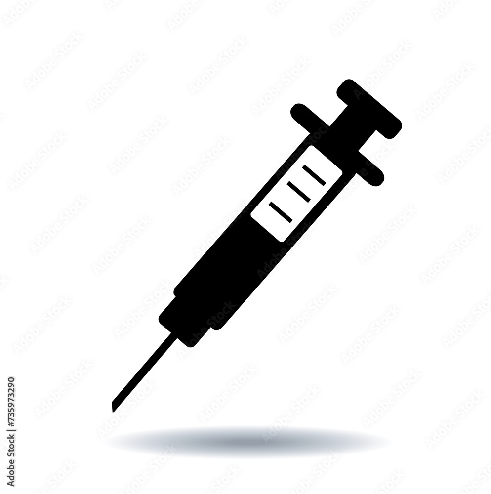 Syringe Icon Vector illustration design Syringe Icon Vector illustration design