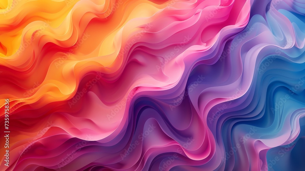 Fototapeta premium Gradient Typography in Graphic Design