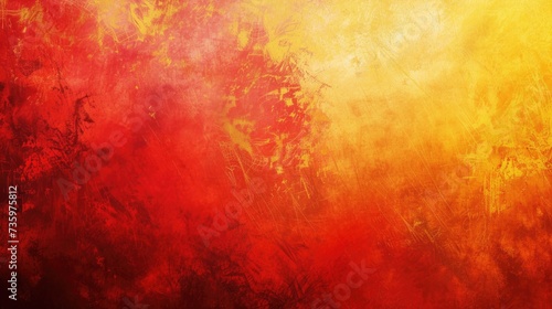 Textured red and yellow abstract background with a grunge feel.
