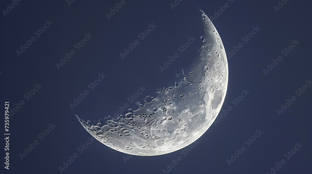 Ramadan Kareem: crescent moon on a starry night Ramadan Kareem: crescent moon on a starry night