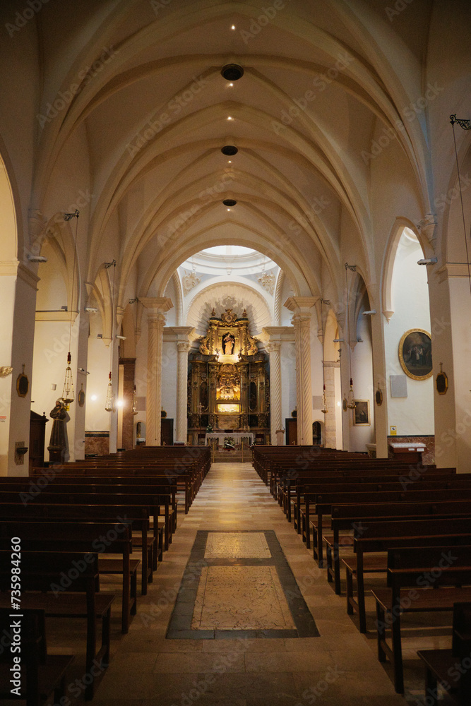 Fototapeta premium church of the town of valdemossa