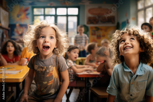 Picture of a children in classroom
