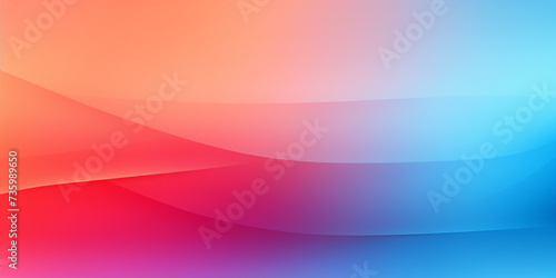 Blue and red soft gradient curve flowing HD background wallpaper, 