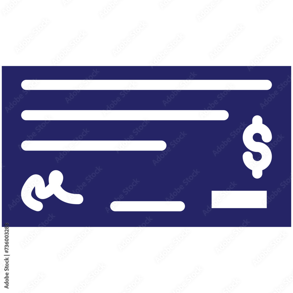 Cheque Payment vector icon illustration of Shopping and Ecommerce iconset. Cheque Payment vector icon illustration of Shopping and Ecommerce iconset.