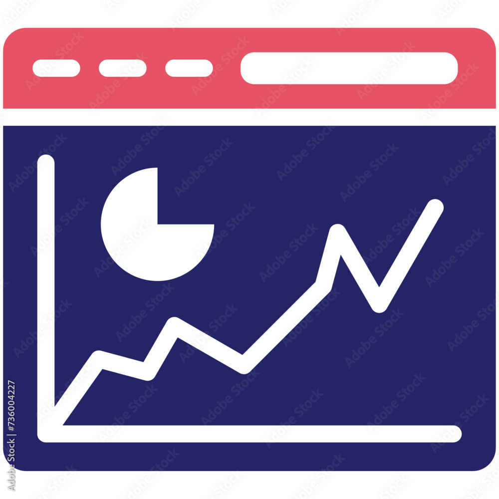 Analysis Diagram vector icon illustration of Web Marketing iconset. Analysis Diagram vector icon illustration of Web Marketing iconset.