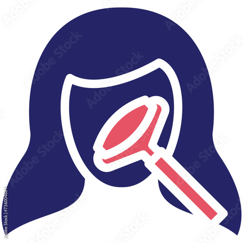 Face Roller vector icon illustration of Spa iconset.