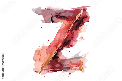 watercolor a to z letter alphabet