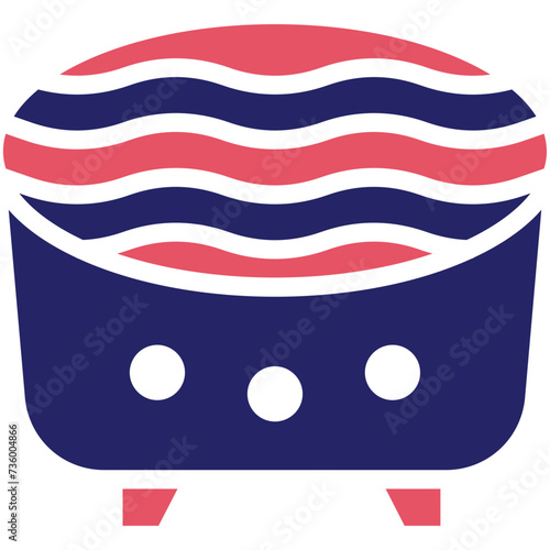 Jacuzzi vector icon illustration of Spa iconset.