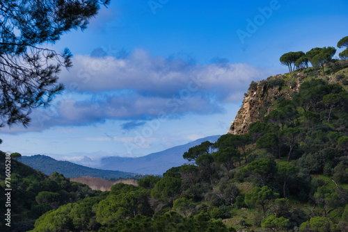 landscape, mountains, view, plants, nature, huspania, spring, tr